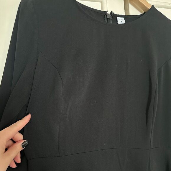 Old Navy Black Midi Dress - Picture 2 of 6